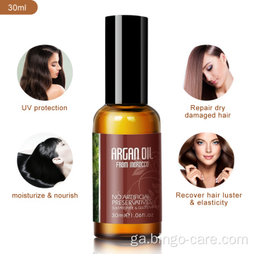 Feabhas a chur ar Dheisiú Gruaige Serum Ola Argan Luster